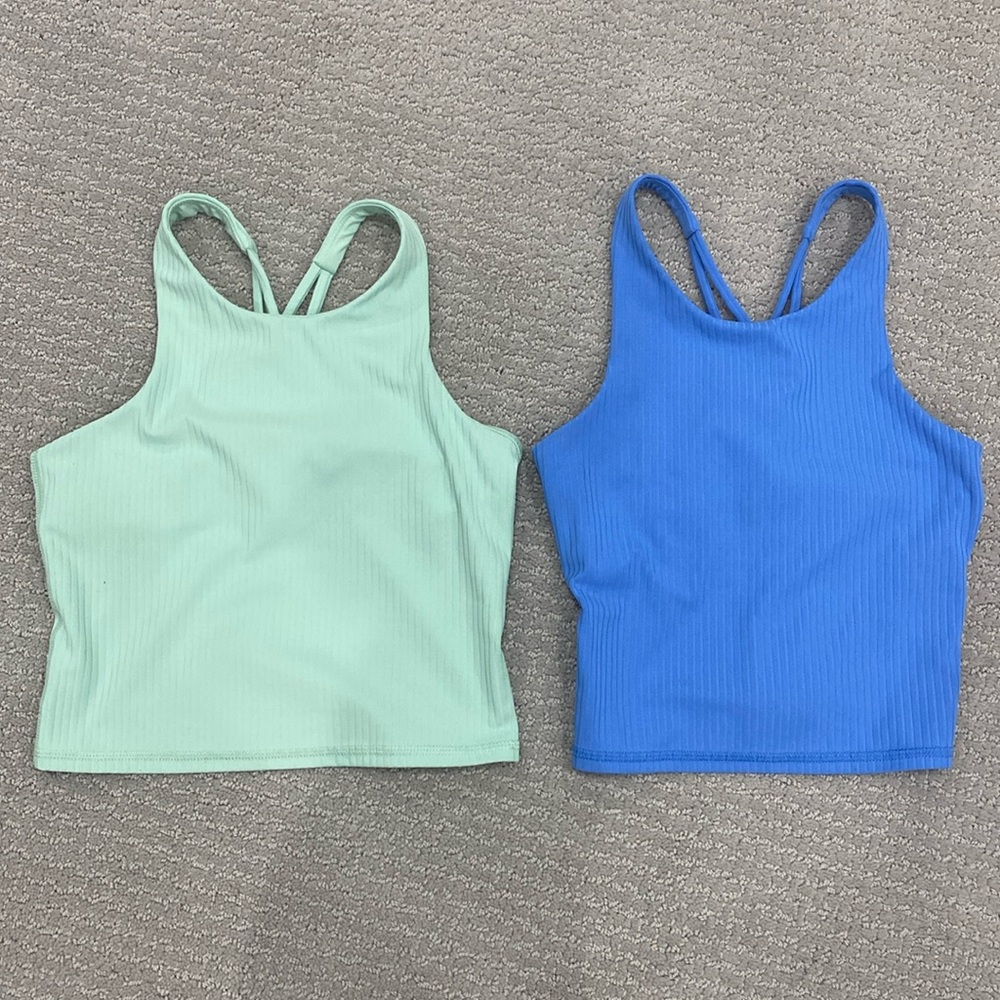 Girls All In Motion Cropped Tank Tops